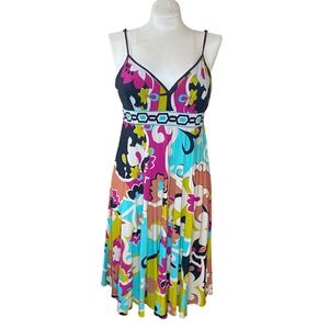 nicole miller pink lace dress Nicole Miller Black & Pink Lace Neck Dress NWT Retails $138 Price $45 Size  4